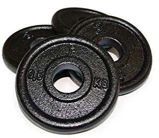 BODYPOWER 0.5Kg Cast Iron Standard Weight Plates (x4)