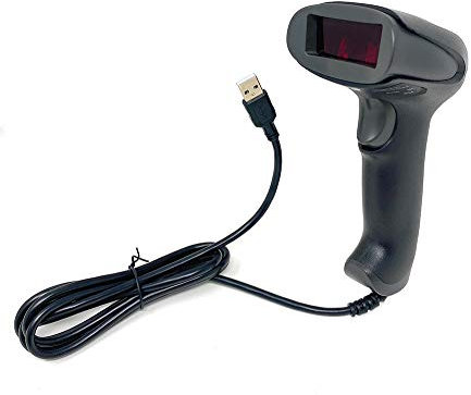 Vetrineinrete® Barcode scanner lettore codici a barre bar code ottico pistola usb F39