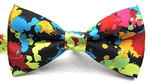 Pre-Tied Bow Tie, Formal Tuxedo Bowtie, Adjustable Length Satin Bow Tie for Parties, Banquets and Other Formal Occasions, Great Gift for Men And Boys