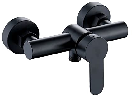 ZYNCUE Mezclador termostático de ducha de acero inoxidable, G12 grifos de ducha de baño triple grifo de bañera válvula mezcladora de agua caliente y fría, grifo de ducha con accesorios enteros,