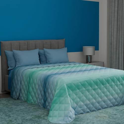 Dorian Home - Trapuntino Leggero Matrimoniale 260x270 100% Puro Cotone Morbido Certificato Traspirante, Copriletto Estivo e Autunnale Trapuntato Ideale 4 Stagioni, Trapunta Primaverile Mezza Stagione