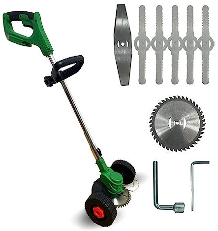 24V 2000mah Mini Home Hand Held Leggero Garden Tool Elettrico Erba Taglio Tagliaerba (colore: NO Batteria, Dimensioni: E)