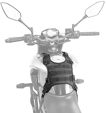 Base de Montage de Réservoir de Moto, pour Sac de Réservoir de Carburant/Sac de Selle/Sac arrière/Sac de Siège/Accessoire de Moto pour Talkie-Walkie