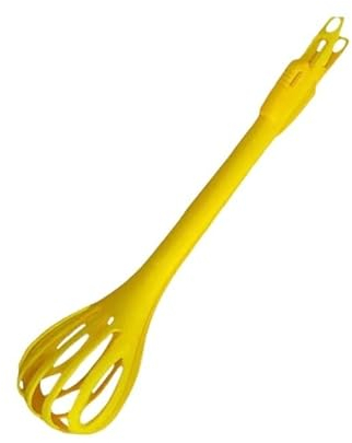 Whisk Eggbeater Mixer, Manual Mixer, Butter Baking Tool, Kitchen Accessories Hand Whisk (Color : Yellow)