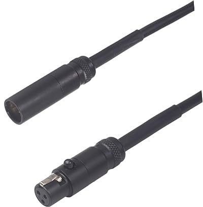 SAFIGLE Kleiner Xlr Mikrofonkabel 3-polig Verlängerungskabel 3m Schwarz Flexibles Audio Verlängerungskabel Für Dslr Und Videokamera