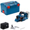 Bosch Professional 18V System Akku Hobel GHO 18V-26 (bürstenloser Motor, inkl. Staubbeutel, Parallelanschlag, 1x Wood Razor Wendemesser, L-BOXX, ohne Akku/ Ladegerät)