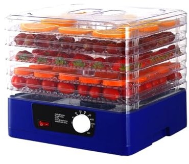 Dried Fruit Vegetables Herb Meat Machine Household MINI Food Dehydrator Pet Meat Dehydrated 5 Trays Snacks Air Dryer