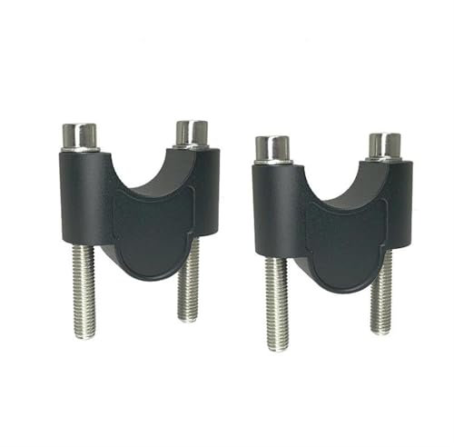 SNWDBH Motorradlenker-Riser-Lenkerhalterung, Griffklemme, Erhöhung, Riser-Lenker-Klemmenhalterung, 28 Mm, 1 1/8 Zoll, 22 Mm, 7/8 Zoll, Für MT07 MT09(Schwarz 22MM)