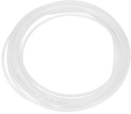 sourcing map Tuyau d'air pneumatique 6 mm de diamètre extérieur x 4 mm ID 10 mètres tubes en nylon polyamide pour compresseur d'air, transfert de fluide, transparent