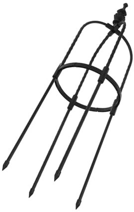 TOBBOMEY Obélisque Métal pour Plantes Grimpantes Support De Jardin pour Vignes Treillis Décoratif pour Plantes Pot Cadre De Soutien pour Intérieur Et Extérieur Hauteur Design Facile à
