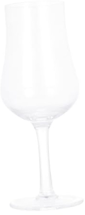 Sosoport Copa De Vino De Cristal De Alto Transparente Resistente a Grietas Copa De Whisky Vaso De Degustación Para Restaurantes y Uso Doméstico