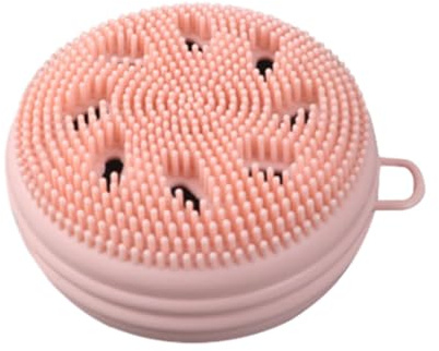 Spazzola per il lavaggio del viso – Detergente con setole morbide in | silicone, strumento portatile per scrub viso delicato, pulizia della pelle, cura della pelle quotidiana, design leggero, 6 x