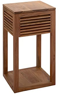 Fink [DL] Carmel, Säule, Akazienholz, glatt, braun, L. 30 cm, B. 30 cm, H. 60 cm