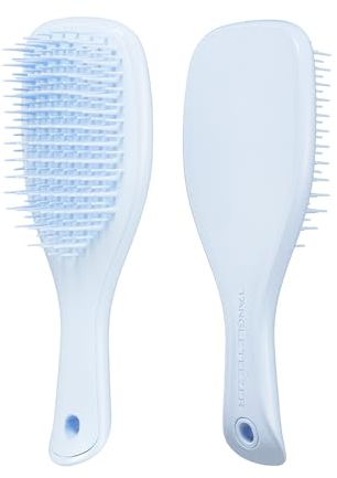 Tangle Teezer Mini Ultimate Detangler - For Wet & Dry Hair - Detangling Brush for All Hair Types - Perfect Brush For Kids & Travel - Digital Lavender