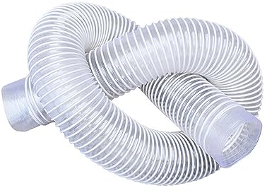2m Inner Diameter 40/50/55/60/75mm PVC Industrial Vacuum Cleaner Bellows Straws Thread Hose Soft Pipe Durable Compatible With Cyclone SN50T3 (Color : 2M 50MM)