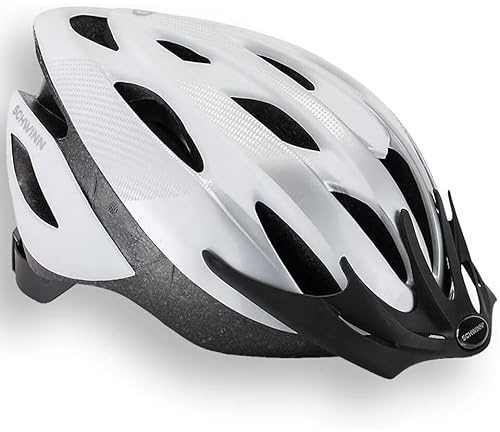 URBNLIVING 58-62cm Adults Cycling Bicycle Dial-Fit Adjustable Safety Helmet New Reflective Design Lightweight Mircoshell Ventilated Head Protection Gear Cycling Accessory Age 14+