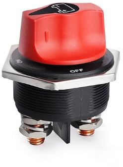 Coupe-batterie 12 V 12 V 24 V 32 V 48 V 300 A Interrupteur de batterie étanche pour bateau, moto, yacht, voiture, RV, ATV UTV véhicule