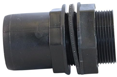 Tankdurchführung für HT-Muffenrohre G1,5 Zoll x HT-Spitzende DN50 | Übergang auf HT-Rohrsysteme, Entwässerung und Behältertechnik