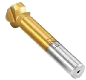 1 Uds herramientas de biselado taladro avellanado 90 grados HSS6.3/8,3/10,4/12,4/16,5/20,5mm oro multiusos(16.5mm)