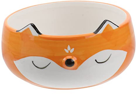 Cabilock 1pezzi Ciotola in Ceramica Cartone Animato da Colazione e Insalatona Multifunzione Resistente per Microonde e Forno per Riso Zuppe e Frutta in Cucina