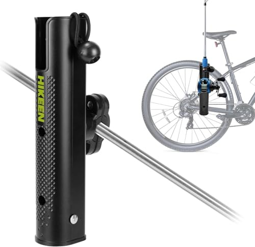 BOOSTEADY Support de Canne à Pêche pour Vélo, Facile à Monter Sur Le Vélo, Porte-Canne à Pêche Réglable pour Vélo, Voiture de Plage, VTT, Bateaux, Chariots - 1 Tube
