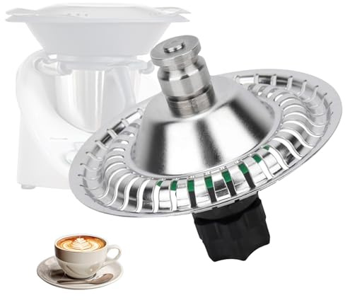 Accessorio per montalatte per Thermomixer TM5 TM6, Schiuma latte accessorio mixer per macchina da cucina Bimby e schiumalatte per robot da cucina, ideale per cucina domestica, caffè