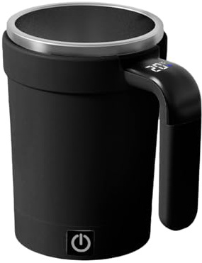 con agitazione automatica: frullatore da caffè ricaricabile, magnetica automatica, frullatore per bevande compatta, strumento per bevande da viaggio | Bicchiere portatile in silicone ABS