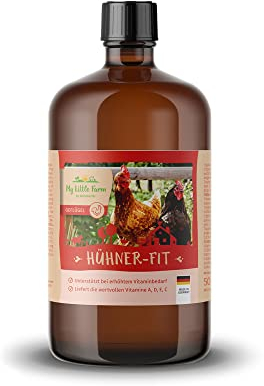 My Little Farm Hühner-Fit, Vitamine für Hühner, Ergänzungsfutter mit Vitamin ADEC, für vitale und gesunde Hühner, wasserlösliche Rezepur