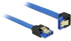 DeLOCK 85093 1 m SATA 7-pin SATA 7-pin schwarz, blau Kabel SATA – Kabel SATA