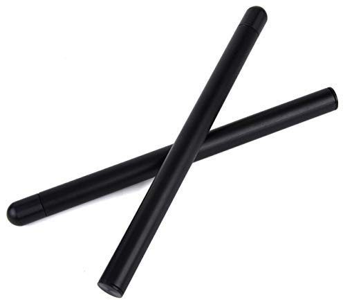 TESWNE Replacement of 2pcs Replacement Handlebars Clip-on 7/8 Fork Tube 22mm Handle Bars Motorcycle (Black)