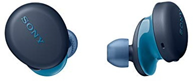 Sony WF-XB700 Truly Wireless Bluetooth Headphones, with Extra Bass, up to 18h battery life, splash and sweat resistance, Built-in Mic and Voice Assistant - Blue
