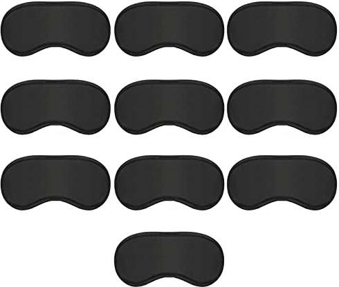 10 Stück Schlafmaske Augenbinde Damen und Herren, Augenmaske für Reisen,Spiel und Nickerchen