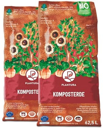 Plantura Bio Komposterde, 125 L, torffrei & klimafreundlich, auch als Hochbeeterde