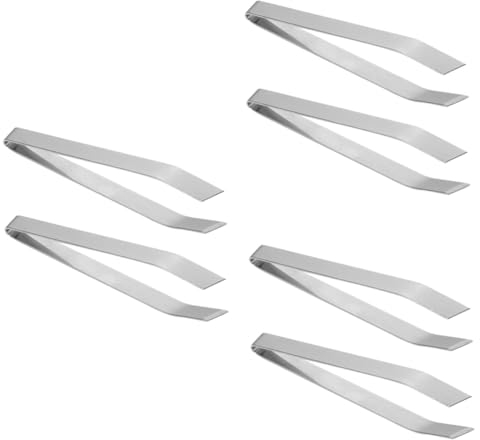 Alipis Pinzas Planas De Acero Inoxidable De 6 Uds Pinzas Para Espina De Pescado Pinzas Para Espina De Pescado Alicates De Cocina