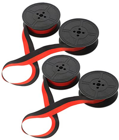 FUNOMOCYA 2 Satz Nylon Schreibmaschinenband Ersatzspule Kompatibel Für Alte Manuelle Schreibmaschinen Kleines Spulendesign Robust Und Vielseitig Für Täglichen Bedarf