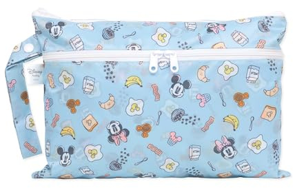 Bumkins - Vattentät väska, Disney Musse + Mimmi Sunny Side Up-cl, Wet/Dry Clutch, Våt väska