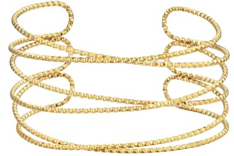 FOCALOOK Damen Armband Offen Edelstahl Armband Glitzer Wickelarmband Mädchen Armreif Offen Armspange Charm Armband Schmuck Accessoire