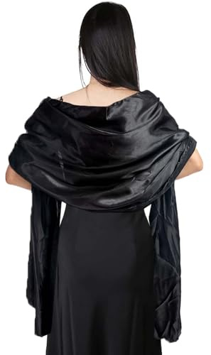 VIDSTM Sheer Chiffontücher, Weich und Hautfreundlich Stola für Abendkleid, Anmut Schultertuch, Extra Groß und Extra Breit Schal Damen für Partys, Abendpartys, Hochzeiten