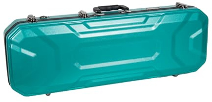 Crossrock Violinenkoffer (CRA860VFMB) 4/4-Größe, ABS-Hartschale mit Innenfach, 2 Bogenhaltern, Sicherheitsschloss und abnehmbaren Gurten, Mintblau