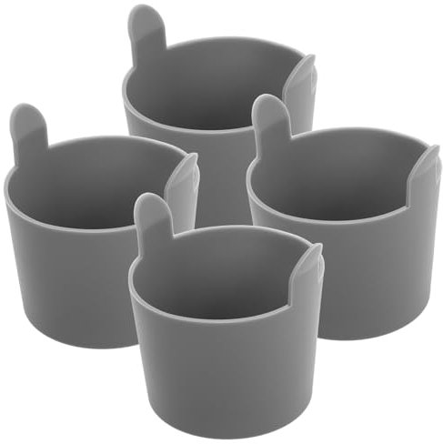 Angoily 4piezas Molde para Huevos Cocidos de Silicona Antiadherente para Freidora de Aire Apto para Lavavajillas para Hacer Huevos Escalfados la Cocina