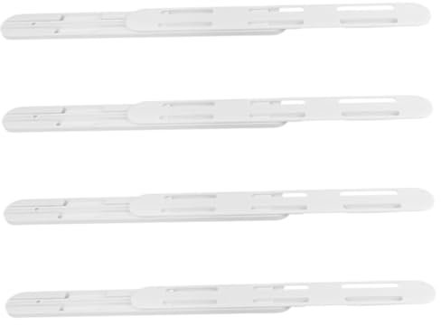 CHICAMPERA 4pièces Lot De Glissières Robustes Adhésives Pour Armoire Et Commodes Guides De Glissières De Rangement Rails De Tiroir De Cuisine