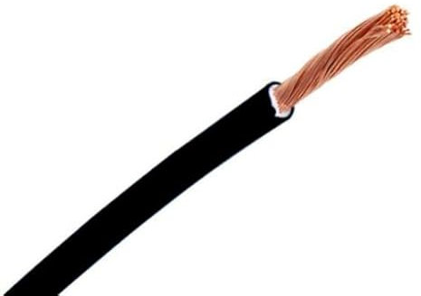 blendend 100 m Rolle mit flexiblem Draht, schwarz, 2,5 mm², ideal für elektrische Verbindungen, Reparaturen und DIY-Projekte.