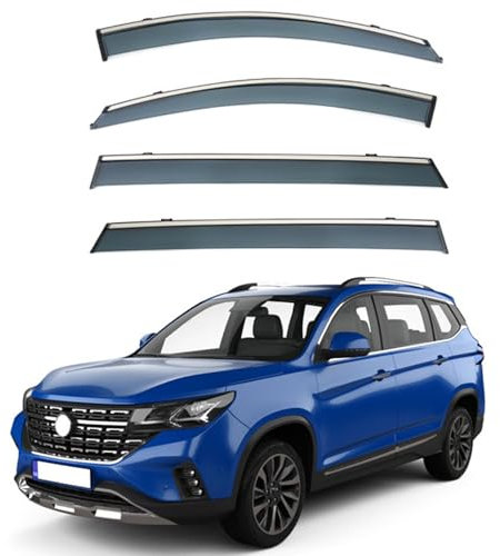 SXXTS Windabweiser für Dongfeng Forthing T5 MK1 2018-2025, Luftabweiser Wasserdicht Dauerhaft Regenabweiser Set Seitenfensterabweiser Auto Zubehör