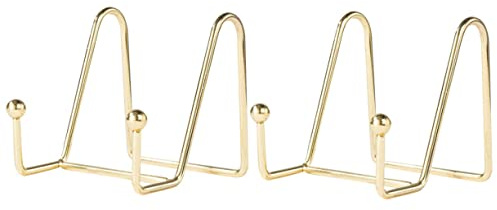 Sosoport Espositore in Metallo Gamba Portapiatti per Esporre Oggetti Adatto per Piatti Foto Libri Scrivania o Ufficio