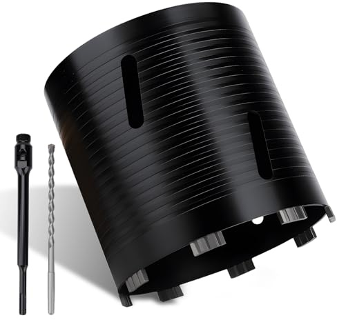 MOXPIFY 182mm x 170mm Long Diamond Core Drill Bit Set SDS Plus Shank