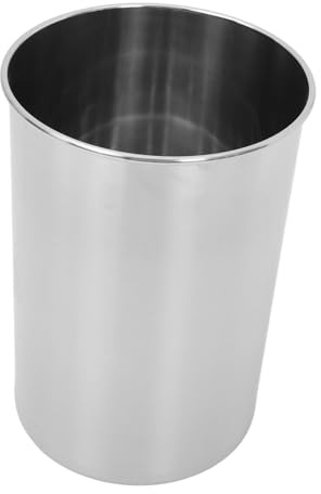 Hemobllo Cubo de Basura de Acero Inoxidable para Encimera Integrado y Compacto Resistente y Fácil de Limpiar para Cocina Baño y Oficina con Diseño Empotrado para Evitar Derrames y Orden el
