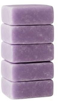 5 kvadrat naturlig lavendel mysk - hemgjord fast parfym, garderob och linne