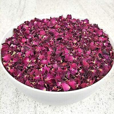 Plate Sun Dried Rose Petals 100 Gram