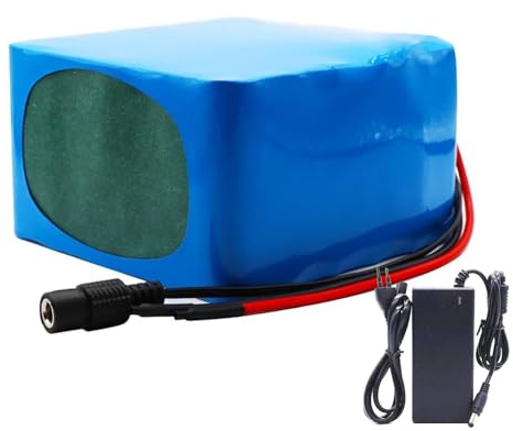 Batería De Litio De 12 V Y 30 Ah con Protección BMS para Bicicleta Eléctrica con Cargador, Paquete De Batería De Iones De Litio 3S12P, Batería para Scooter Eléctrico. XT90+JST