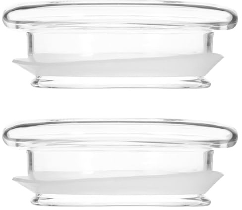 CAXUSD Tapa de Repuesto para Jarra de Agua de Vidrio Silicona Sellada, 2 Piezas Prácticas para Uso en Hogar y Cocina, 3.46 Pulgadas